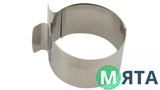 Розсувне кільце для гарніру та бісквіту, 8,5 см