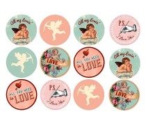 Картинки для капкейків День Св. Валентина