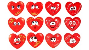 Валентинки для пряників та печива