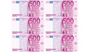 Картинка 500 євро (6 купюр)
