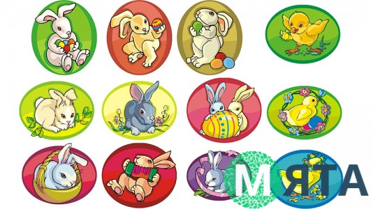 Харчова картинка Великодня 3