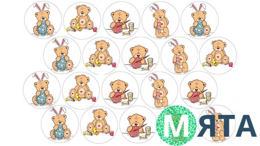 Харчова картинка Великдень 16