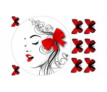 Їстівна картинка Дівчина