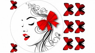 Їстівна картинка Дівчина