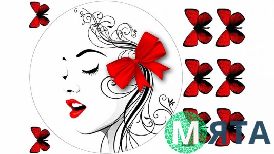 Їстівна картинка Дівчина