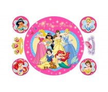 Принцеси для круглого торта