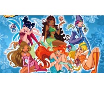 Winx Club синій фон
