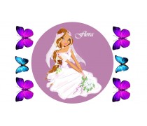 Флора для круглого торта