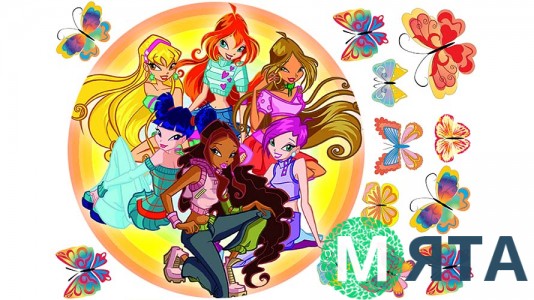 Winx для круглого торта