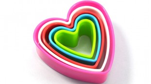 Вирубка Сердечки. 5 штук