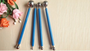 Набір металевих стеків з кульками для мастики