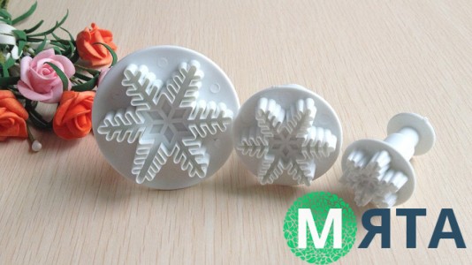 Плунжери для мастики Сніжинки