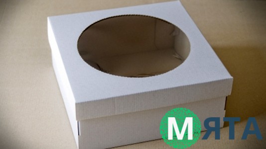 Коробка для торта 25х25х11 см