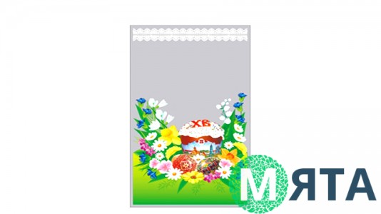 Пакет для пасхи №3, 20х35 см