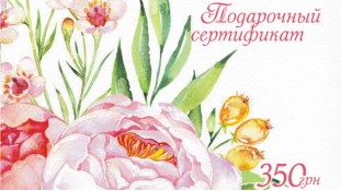 Подарунковий сертифікат 350 грн