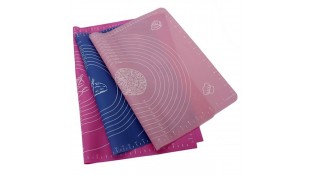 Силіконовий килимок для розкочування та випічки з білою розміткою. Великий