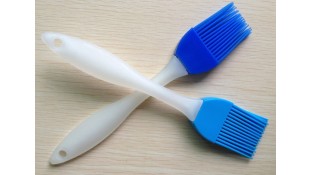 Силіконовий пензлик з напівпрозорою ручкою, маленький