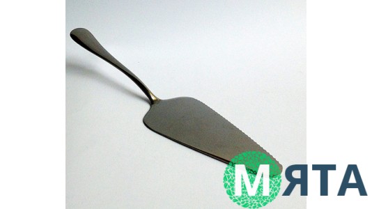 Лопатка для торта із зубчиками. Металева