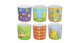 Паперова форма для паски мікс №12, 70х78 мм