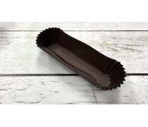 Паперова форма для еклерів 130х30 мм, коричневі