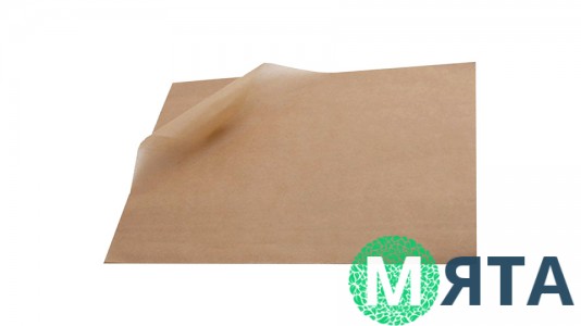 Пергаментний папір бурий, 1 лист