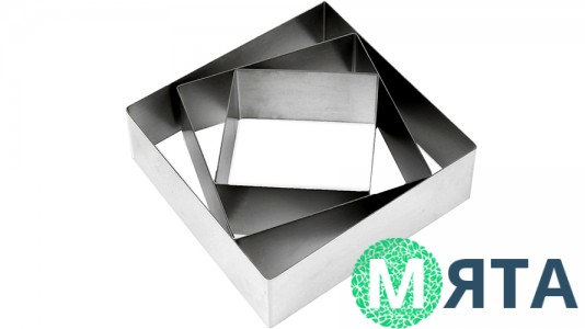 Кондитерські форми Квадрат, 8 см