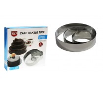 Набір форм Коло д10-15-20 см, висота 4,5 см