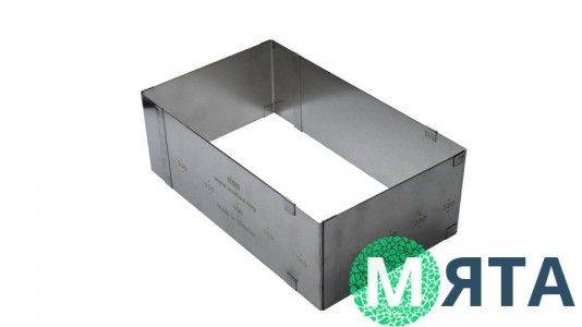 Розсувна форма для бісквіту Прямокутник, 10 см