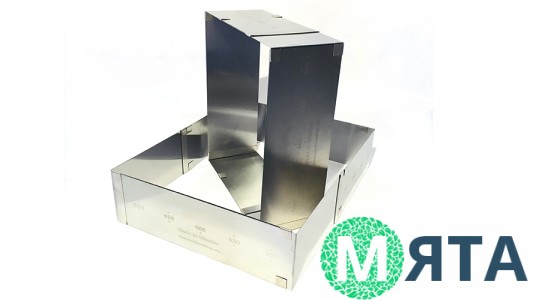 Розсувна форма для бісквіту Прямокутник, 8,5 см