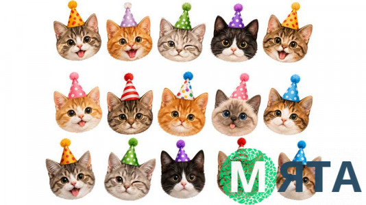 Їстівна картинка Коти 12