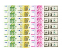 Їстівна картинка Долари та євро