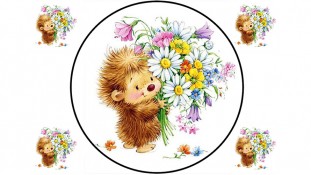 Їстівна картинка "Квіти" 15