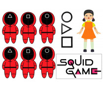 Їстівна картинка "Гра в кальмара" 2