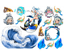 Їстівна картинка "Genshin Impact Муалані"