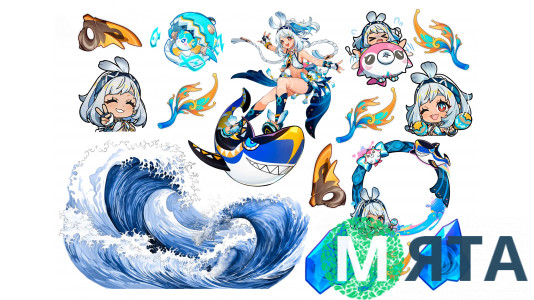 Їстівна картинка "Genshin Impact Муалані"