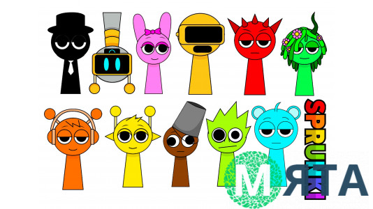 Їстівна картинка Sprunki (Спринки)