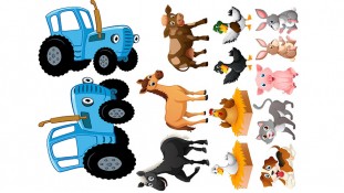 Синій трактор 3