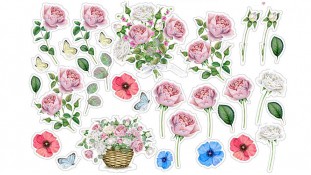 Їстівна картинка "Квіти" 14