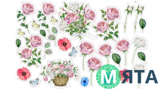 Їстівна картинка "Квіти" 14