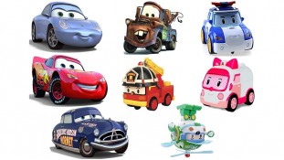 Їстівна картинка Тачки, Робокар