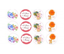 Їстівний малюнок "З Днем Матері". 1