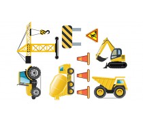 Їстівна картинка "Будівельні машини"