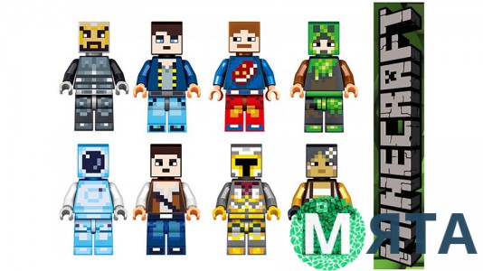 Їстівна картинка Лего Майнкрафт 7