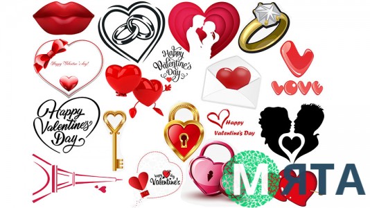 Їстівна картинка День Святого Валентина 1