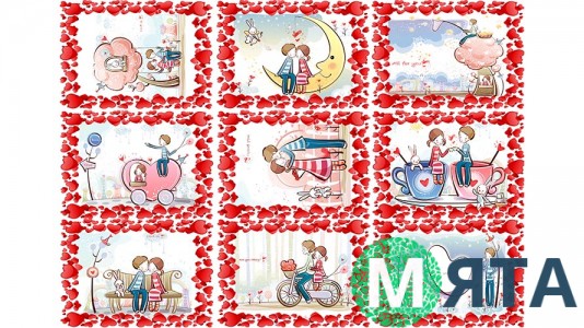 Їстівна картинка День Закоханих 4