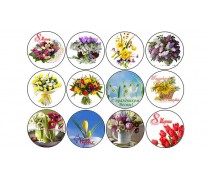 Їстівна картинка "8 Березня". 9