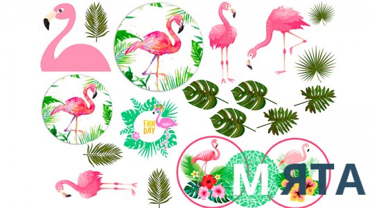 Їстівна картинка з Фламінго 3