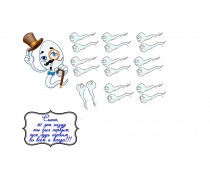 Їстівна картинка "Синок, з днем народження" 16