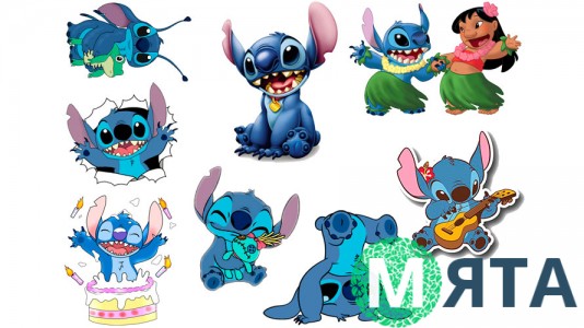 Їстівна картинка Ліло та Стіч