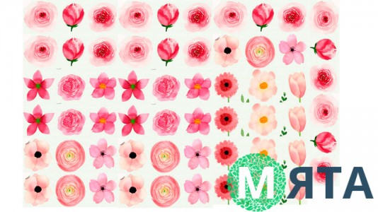 Їстівна картинка "Квіти" 20